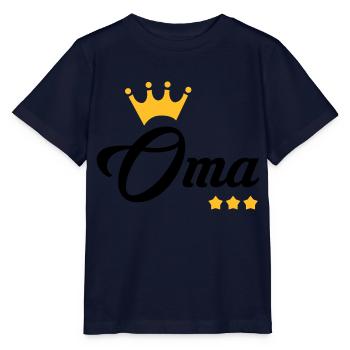 Großmütter / Oma / Mami / Großmutter / Mamy - Stanley/Stella Kinder T-Shirt MINI CREATOR  - Navy - Vorne - Kain (125cm)