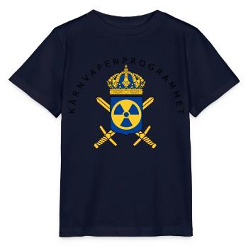 Das schwedische Atomwaffenprogramm - Stanley/Stella Kinder T-Shirt MINI CREATOR  - Navy - Vorne - Kain (125cm)