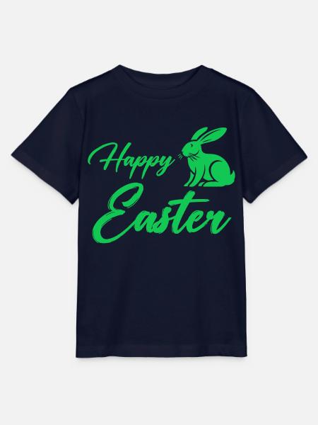 hase happy easter - Stanley/Stella Kinder T-Shirt MINI CREATOR - Navy