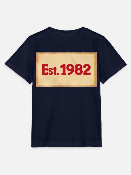 Est. 1982 - Stanley/Stella Kinder T-Shirt MINI CREATOR  - Navy