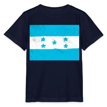 Flagge von Honduras - Stanley/Stella Kinder T-Shirt MINI CREATOR  - Navy - Vorne - Kain (125cm)