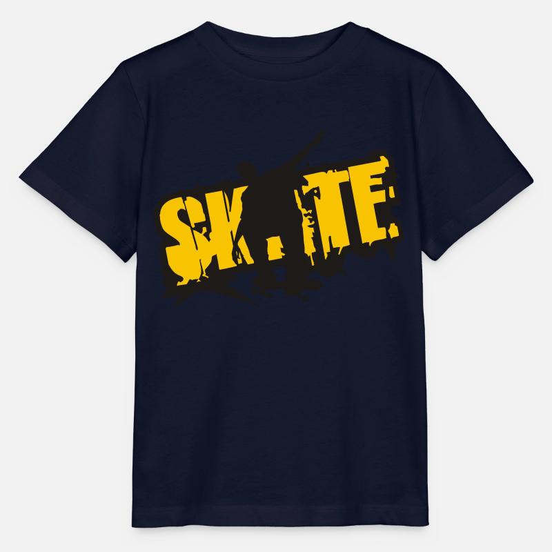 Skate - T-shirt bio MINI CREATOR Stanley/Stella Enfant - marine
