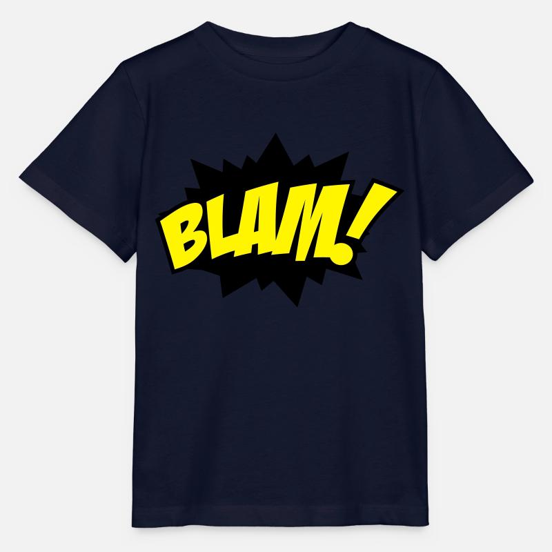 explosion - Stanley/Stella MINI CREATOR Kids’ T-Shirt - navy