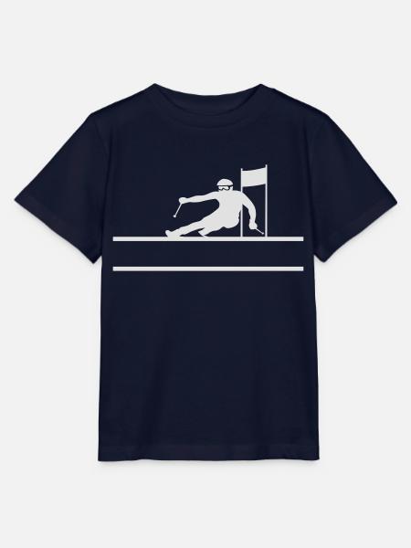 Ski Alpin ohne Text - Stanley/Stella Kinder T-Shirt MINI CREATOR - Navy
