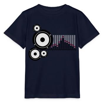 lautsprecher - Stanley/Stella Kinder T-Shirt MINI CREATOR  - Navy - Vorne - Kain (125cm)