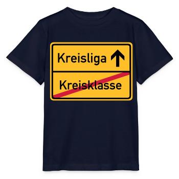 ortsschild_kreisklasse_f3 - Stanley/Stella MINI CREATOR Kids’ T-Shirt - navy - Front - Kain (125cm)