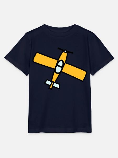Airplane Design - Stanley/Stella Kinder T-Shirt MINI CREATOR  - Navy