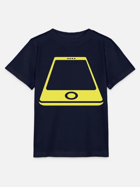 Smartphone White - Stanley/Stella Kinder T-Shirt MINI CREATOR  - Navy