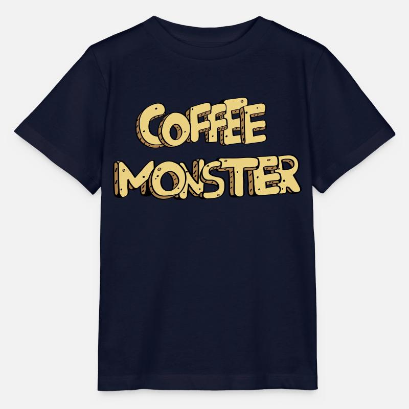 textcoffee_monster - Stanley/Stella Kinder T-Shirt MINI CREATOR  - Navy