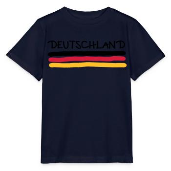 Germany - Stanley/Stella MINI CREATOR Kids’ T-Shirt - navy - Front - Kain (125cm)