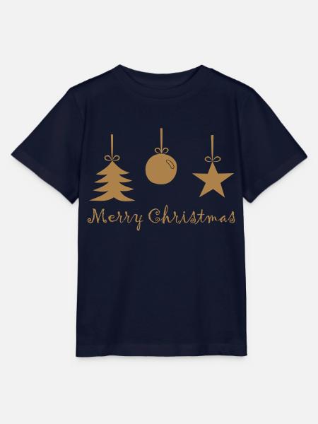 Christmasdecoration gold - Stanley/Stella Kinder T-Shirt MINI CREATOR - Navy