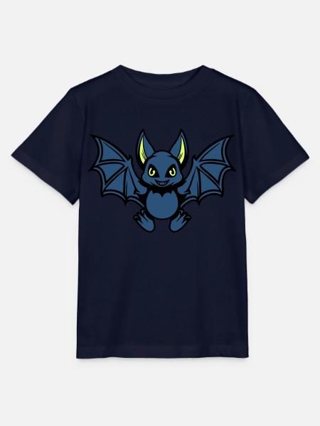fledermaus comic tier - Stanley/Stella Kinder T-Shirt MINI CREATOR - Navy