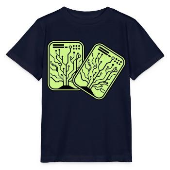 Micro Chip 2 - Stanley/Stella MINI CREATOR Kids’ T-Shirt - navy - Front - Kain (125cm)