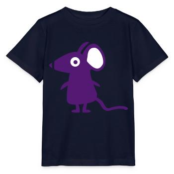 Petite souris - T-shirt bio MINI CREATOR Stanley/Stella Enfant - marine - Devant - Kain (125cm)