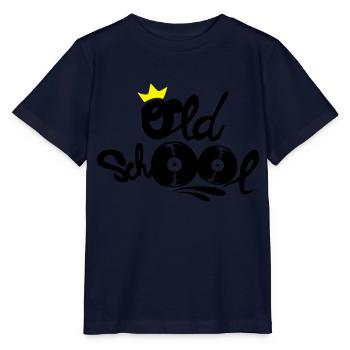 Old school - T-shirt bio MINI CREATOR Stanley/Stella Enfant - marine - Devant - Kain (125cm)