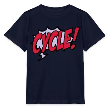 Radsport - Stanley/Stella Kinder T-Shirt MINI CREATOR  - Navy - Vorne - Kain (125cm)