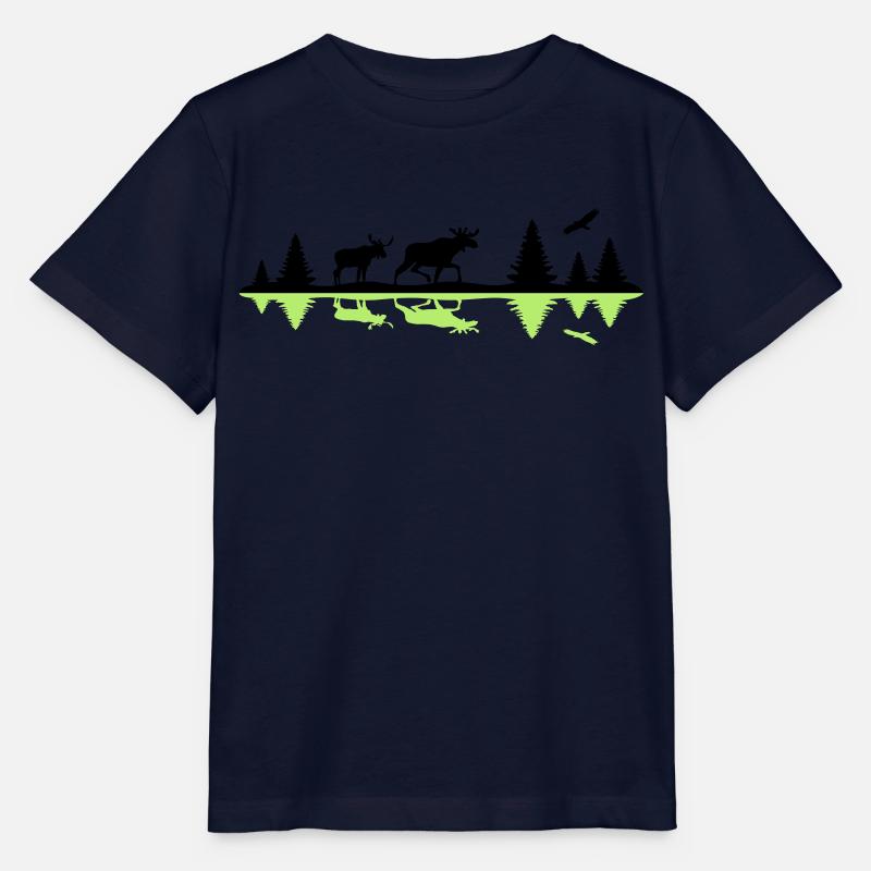 Landschaft - Schweden, Norwegen - Stanley/Stella Kinder T-Shirt MINI CREATOR  - Navy