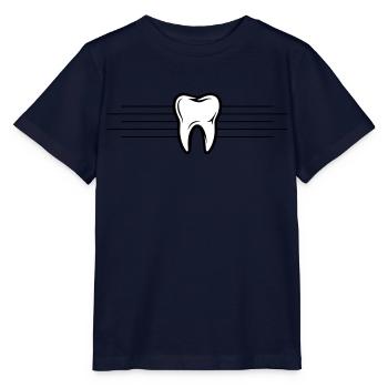 Tooth Symbol - Stanley/Stella MINI CREATOR Kids’ T-Shirt - navy - Front - Kain (125cm)