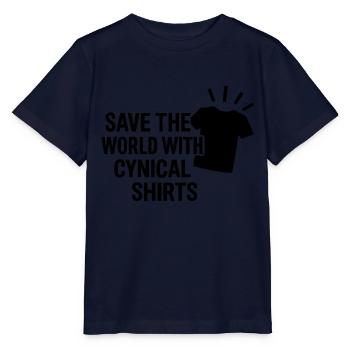 Sauvez le monde avec des T-shirts cyniques - T-shirt bio MINI CREATOR Stanley/Stella Enfant - marine - Devant - Kain (125cm)