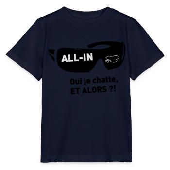 Chance - Stanley/Stella MINI CREATOR Kids’ T-Shirt - navy - Front - Kain (125cm)