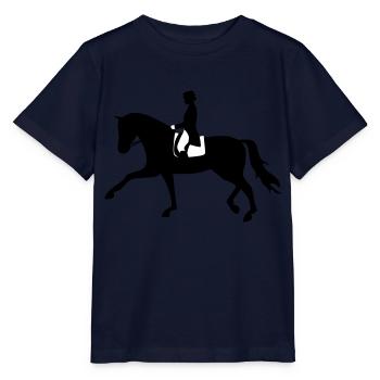 2541614 129634992 Dressurpferd - Stanley/Stella Kinder T-Shirt MINI CREATOR  - Navy - Vorne - Kain (125cm)