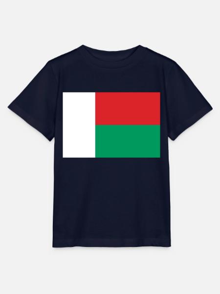 Madagascar - drapeau - T-shirt bio MINI CREATOR Stanley/Stella Enfant - marine