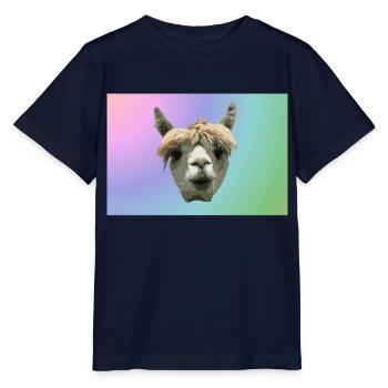 lunch box lama - Stanley/Stella MINI CREATOR Kids’ T-Shirt - navy - Front - Kain (125cm)