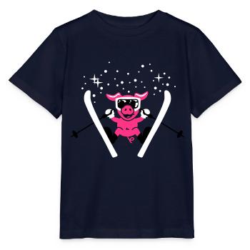 Pistensau 3C - Stanley/Stella MINI CREATOR Kids’ T-Shirt - navy - Front - Kain (125cm)