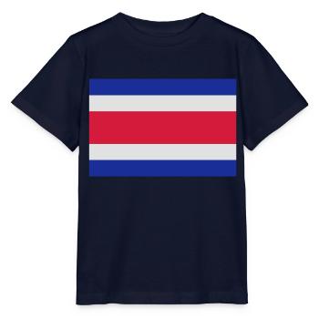 Drapeau Costa Rica - Bandera de Costa Rica - Costa - T-shirt bio MINI CREATOR Stanley/Stella Enfant - marine - Devant - Kain (125cm)