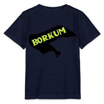 Île de Borkum - T-shirt bio MINI CREATOR Stanley/Stella Enfant - marine - Devant - Kain (125cm)