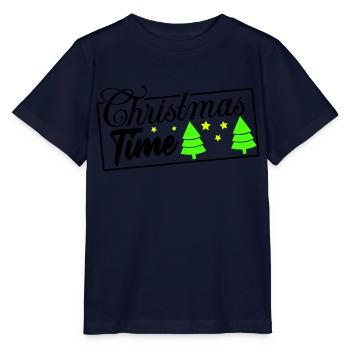 Période de Noël - T-shirt bio MINI CREATOR Stanley/Stella Enfant - marine - Devant - Kain (125cm)