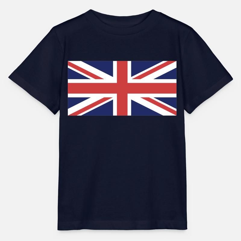 Royaume-Uni - Union Jack - T-shirt bio MINI CREATOR Stanley/Stella Enfant - marine