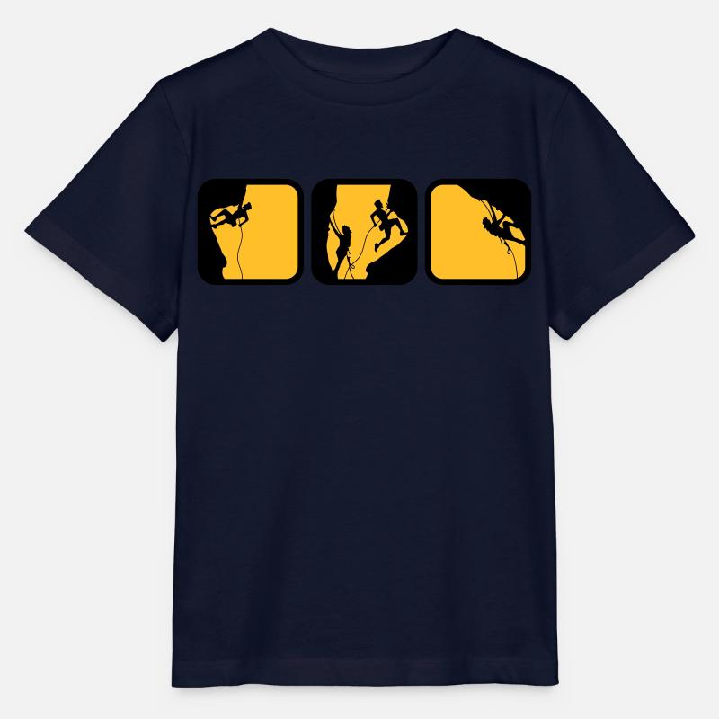 escalade des boîtes de logos d'homme le soir 3 - T-shirt bio MINI CREATOR Stanley/Stella Enfant - marine