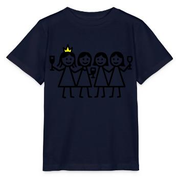 Hen Birthday - Stanley/Stella MINI CREATOR Kids’ T-Shirt - navy - Front - Kain (125cm)