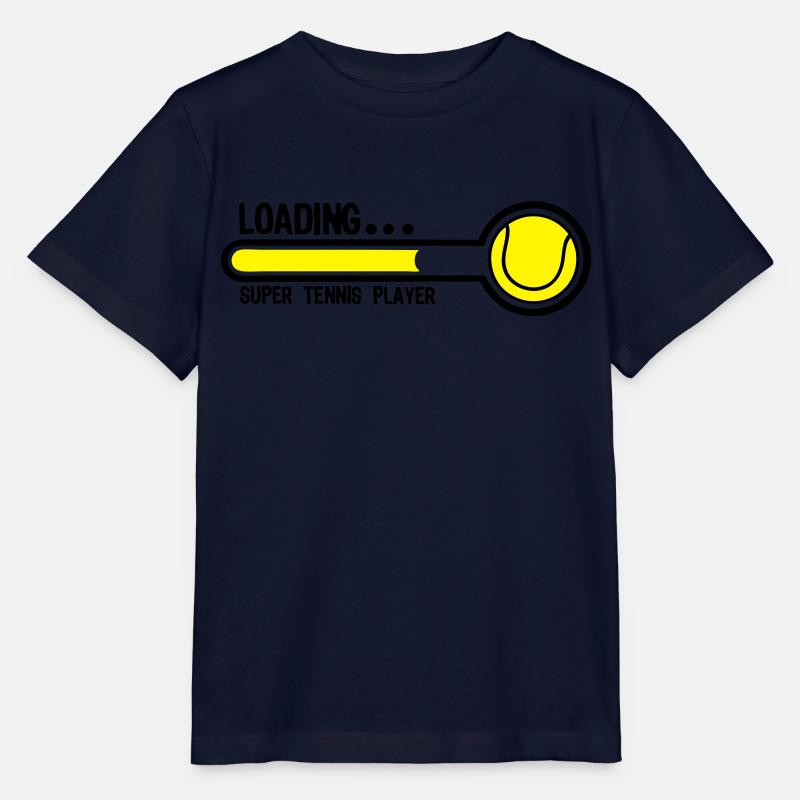 tennis loading super player1 - T-shirt bio MINI CREATOR Stanley/Stella Enfant - marine