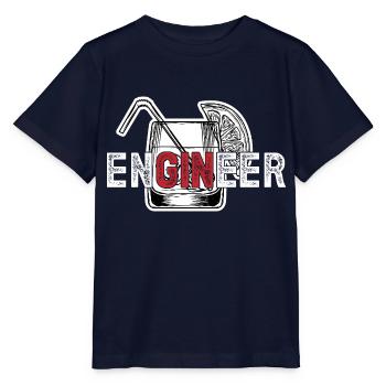 enGINeer haha funny dude Zeichenfläche 1 - Stanley/Stella Kinder T-Shirt MINI CREATOR  - Navy - Vorne - Kain (125cm)