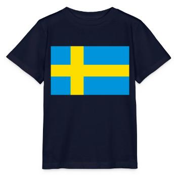 Suède - T-shirt bio MINI CREATOR Stanley/Stella Enfant - marine - Devant - Kain (125cm)