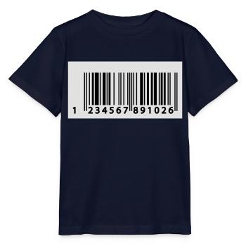 123456789106 EAN Code - Stanley/Stella Kinder T-Shirt MINI CREATOR  - Navy - Vorne - Kain (125cm)