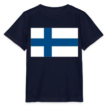 Finnland - Stanley/Stella Kinder T-Shirt MINI CREATOR  - Navy - Vorne - Kain (125cm)