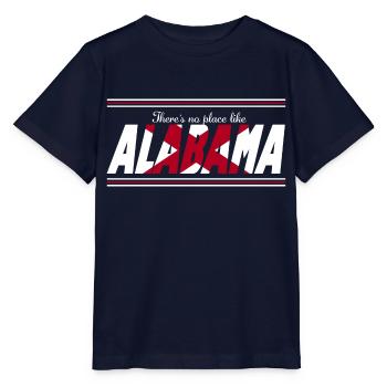 Es gibt keinen Ort wie Alabama - Stanley/Stella Kinder T-Shirt MINI CREATOR  - Navy - Vorne - Kain (125cm)