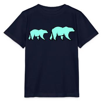 Ours polaires - T-shirt bio MINI CREATOR Stanley/Stella Enfant - marine - Devant - Kain (125cm)
