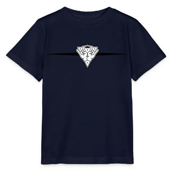 Hand Party Sign Line - Stanley/Stella MINI CREATOR Kids’ T-Shirt - navy - Front - Kain (125cm)