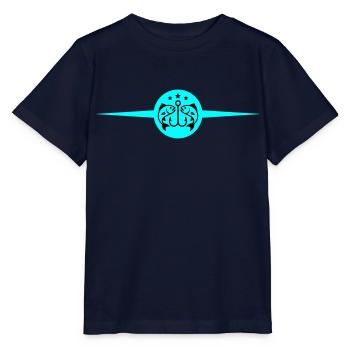 Pêche Hameçons Poisson - T-shirt bio MINI CREATOR Stanley/Stella Enfant - marine - Devant - Kain (125cm)