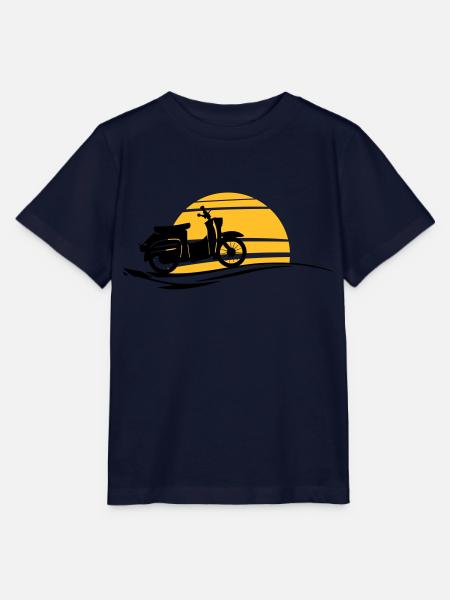 Fahrzeug - Schwalbe Sonne - Stanley/Stella Kinder T-Shirt MINI CREATOR - Navy