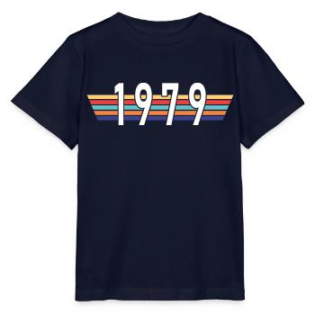 Jahr 1979 - Stanley/Stella Kinder T-Shirt MINI CREATOR  - Navy - Vorne - Kain (125cm)