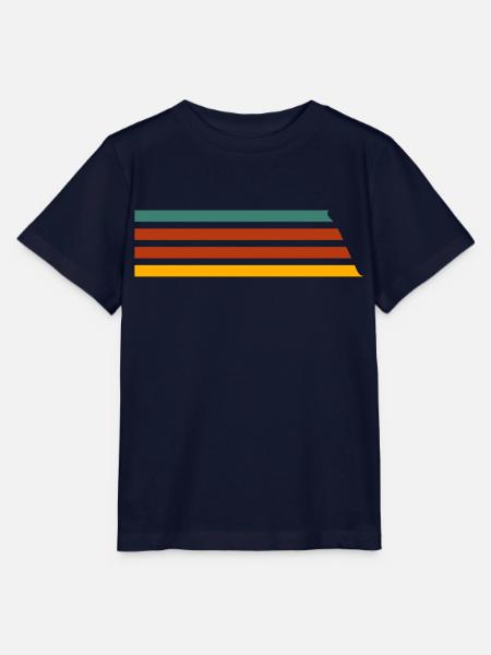 Streifen - Stanley/Stella Kinder T-Shirt MINI CREATOR  - Navy