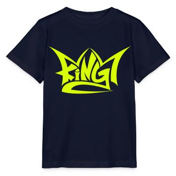 king - Stanley/Stella MINI CREATOR Kids’ T-Shirt - navy - Front - Kain (125cm)