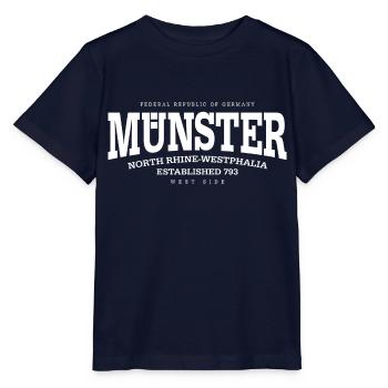 Münster (white Edt. '13) - Stanley/Stella MINI CREATOR Kids’ T-Shirt - navy - Front - Kain (125cm)