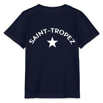 Saint Tropez - France - Cote d´Azur - Stanley/Stella Kinder T-Shirt MINI CREATOR  - Navy - Vorne - Kain (125cm)