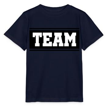 Team Mannschaft - Stanley/Stella Kinder T-Shirt MINI CREATOR  - Navy - Vorne - Kain (125cm)